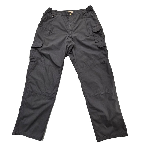 5.11 Tactical Pants Mens 42x34 Black Cargo RipStop Utility Military Outdoor Work - Picture 1 of 16